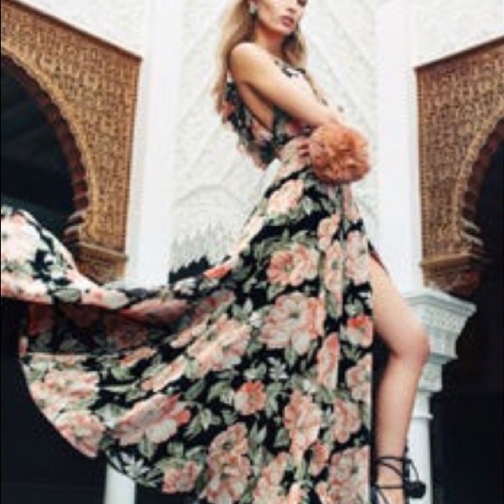 Reformation | Arianna Maxi Wrap Dress - Picture 3 of 5